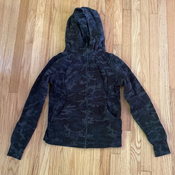 lululemon athletica Tops - Lululemon Scuba Hoodie Full Zip Size 10
